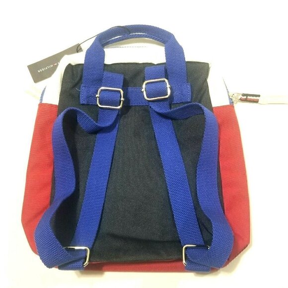 Tommy Hilfiger Lunch Backpack Small Block Canvas Size 8" X‎ 11" - Picture 3 of 9